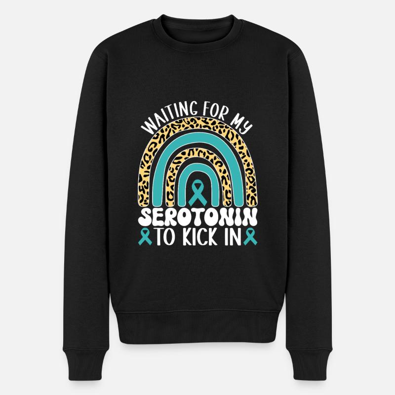 Angststörung Anxiety disorder - Männer Premium Bio Pullover - Schwarz