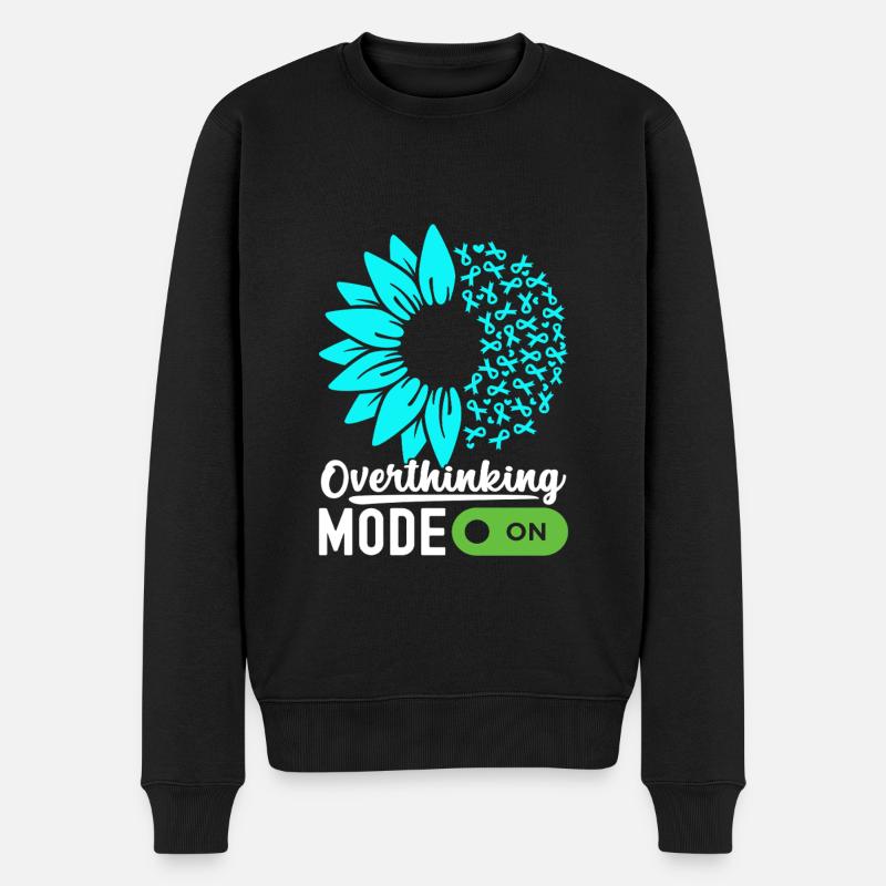 Angststörung Anxiety disorder - Männer Premium Bio Pullover - Schwarz