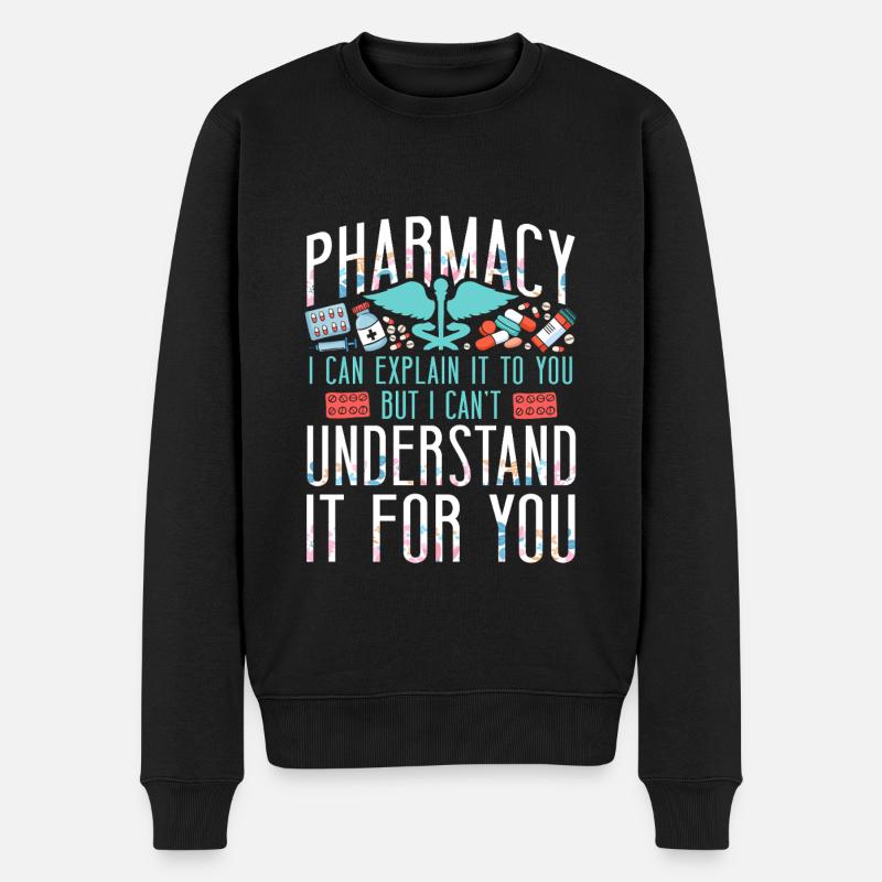 Technicien en pharmacie - Pull Premium bio Homme - noir