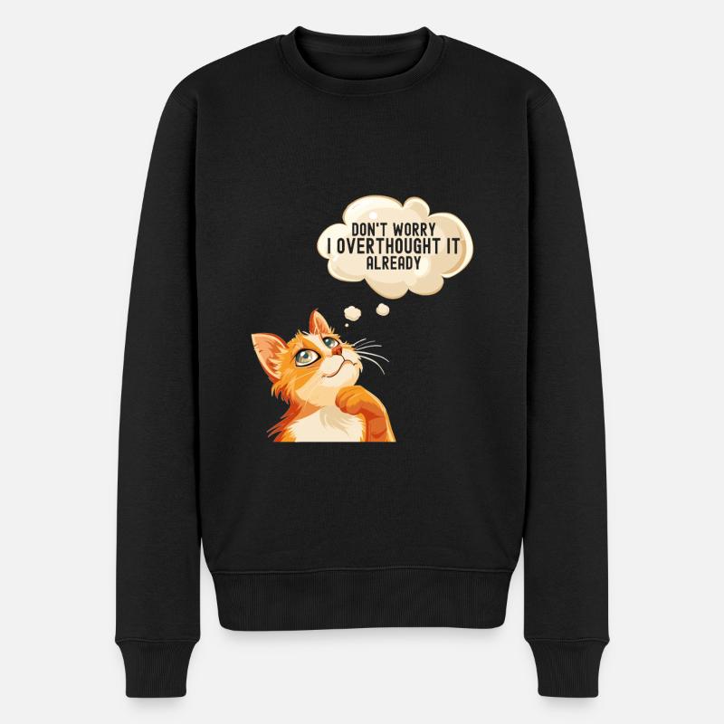 Angststörung Anxiety disorder - Männer Premium Bio Pullover - Schwarz