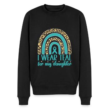 Anxiety disorder Anxiety disorder - Men's Premium Organic Jumper - black - Front - Nico (187cm)