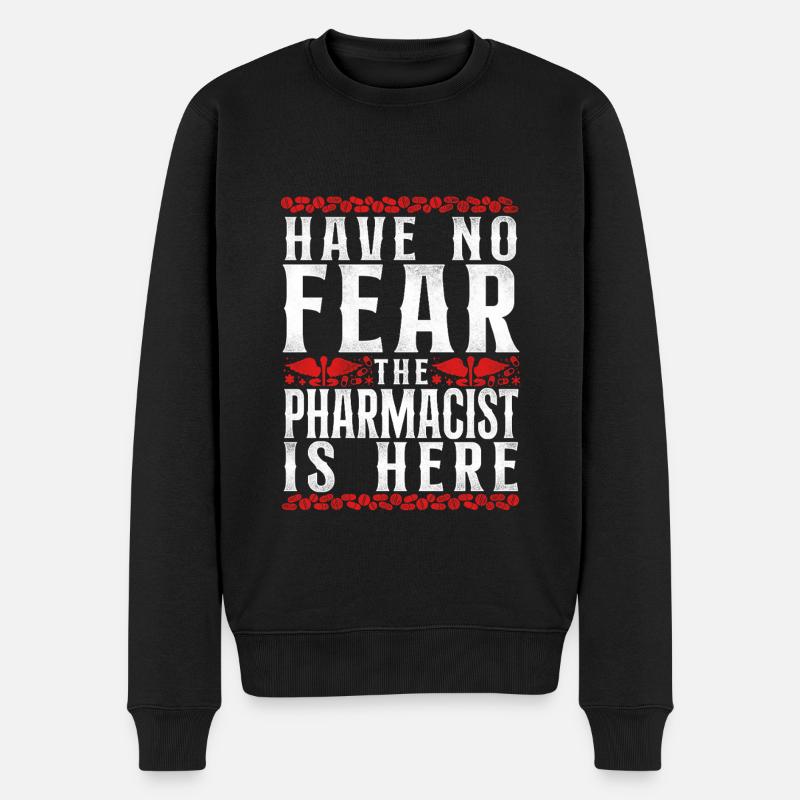 Pharmacy Tech Technician - Men's Premium Organic Jumper - black