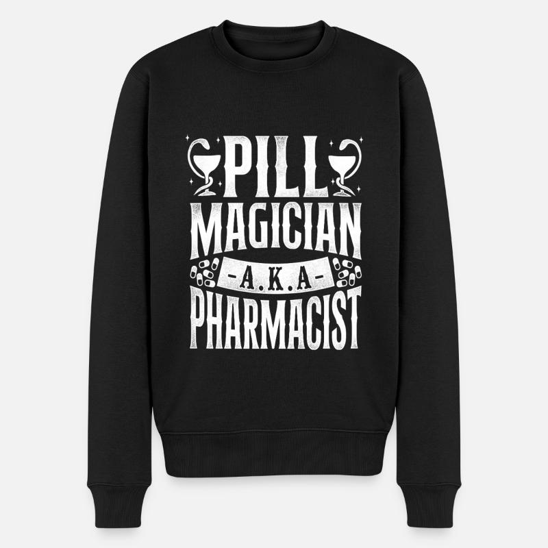 Pharmacy Tech Technician - Männer Premium Bio Pullover - Schwarz