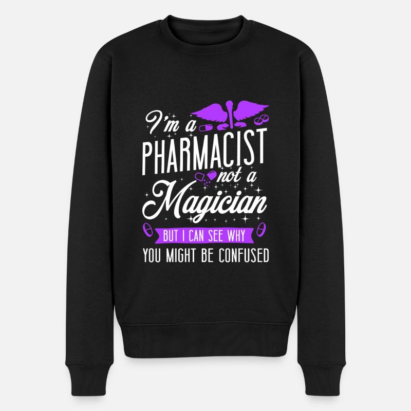 Pharmacy Tech Technician - Männer Premium Bio Pullover - Schwarz