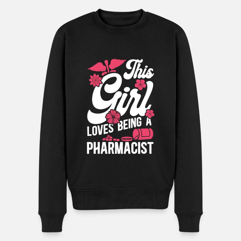Technicien en pharmacie - Pull Premium bio Homme - noir