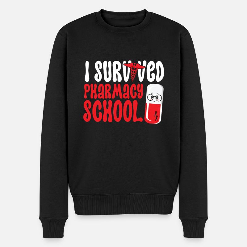 Pharmacy Tech Technician - Men's Premium Organic Jumper - black