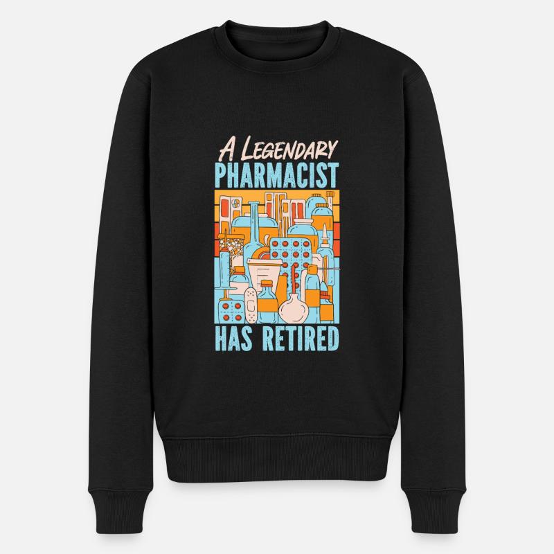 Technicien en pharmacie - Pull Premium bio Homme - noir