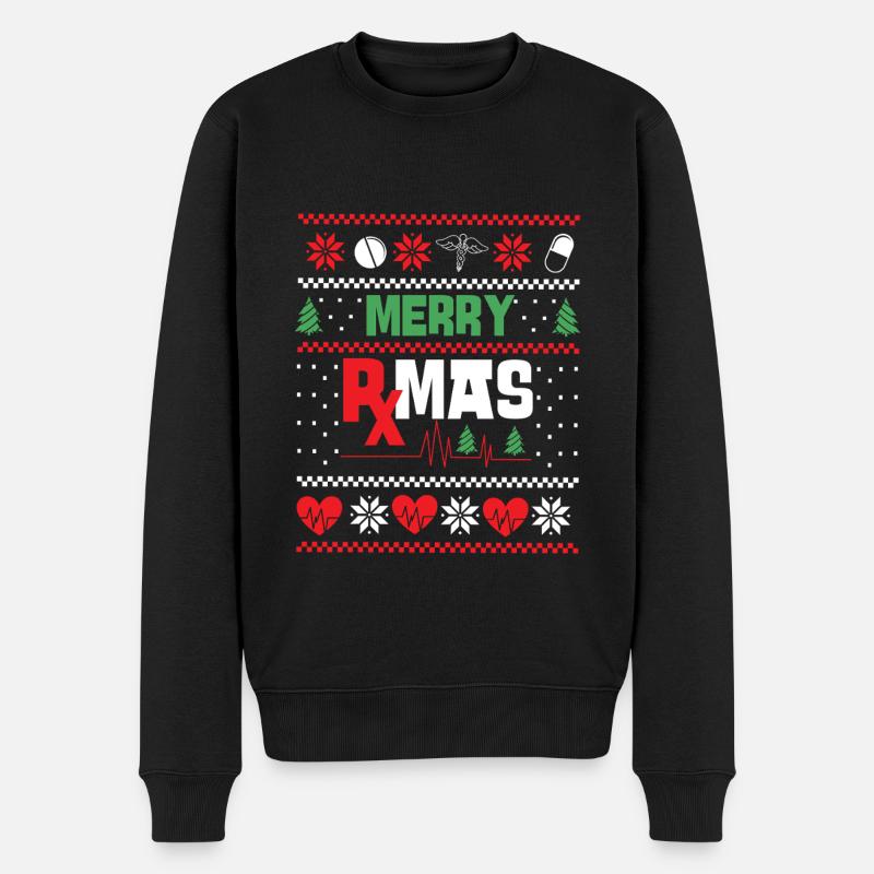 Pharmacy Tech Technician - Männer Premium Bio Pullover - Schwarz