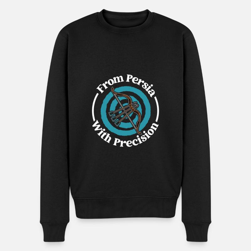 Précision persane - Archet persan - Pull Premium bio Homme - noir