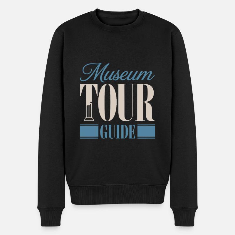 Musée - Pull Premium bio Homme - noir