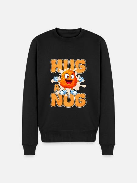 Chicken Nugget - Männer Premium Bio Pullover - Schwarz