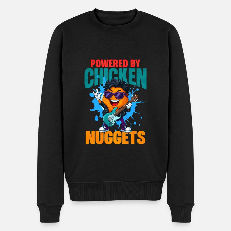 Nugget de poulet - Pull Premium bio Homme - noir