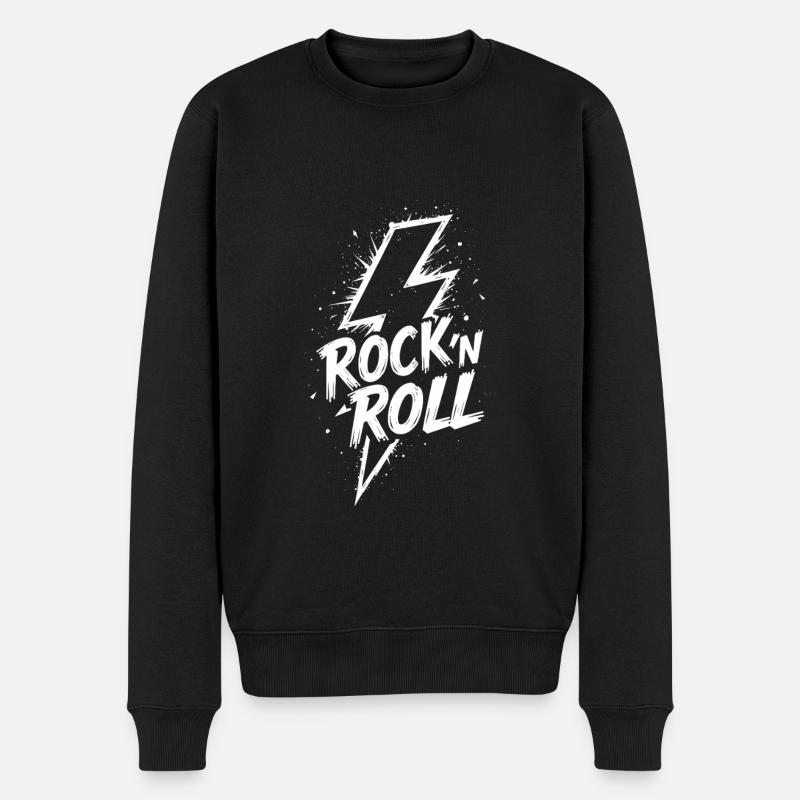 Rock 'n' Roll Blitz - Pull Premium bio Homme - noir