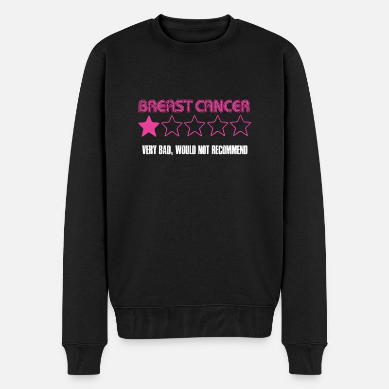 Examen du cancer du sein - Pull Premium bio Homme - noir