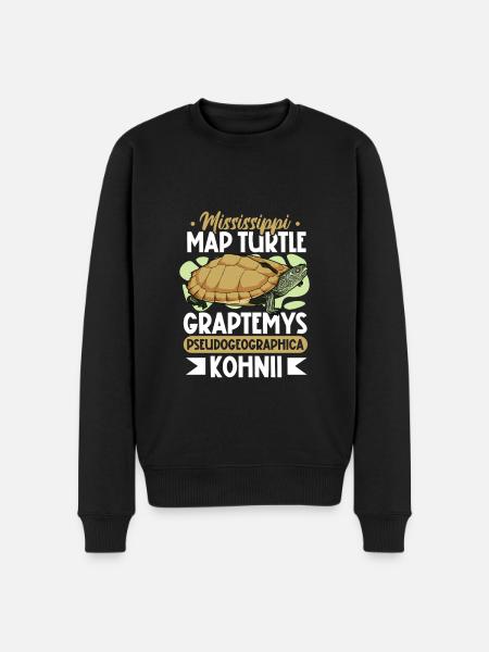 Mississippi Mute Turtle - Men's Premium Organic Jumper - black