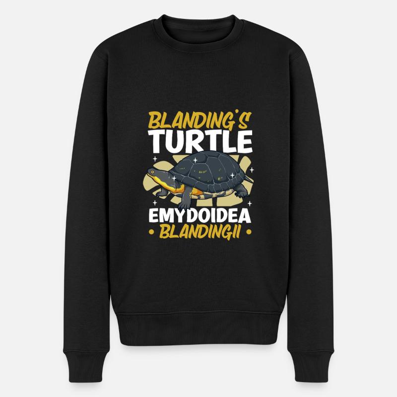 Terrapin - Men's Premium Organic Jumper - black