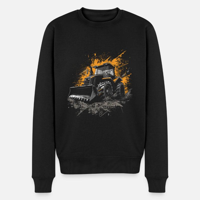 Amateurs de chargeuses compactes - Pull Premium bio Homme - noir