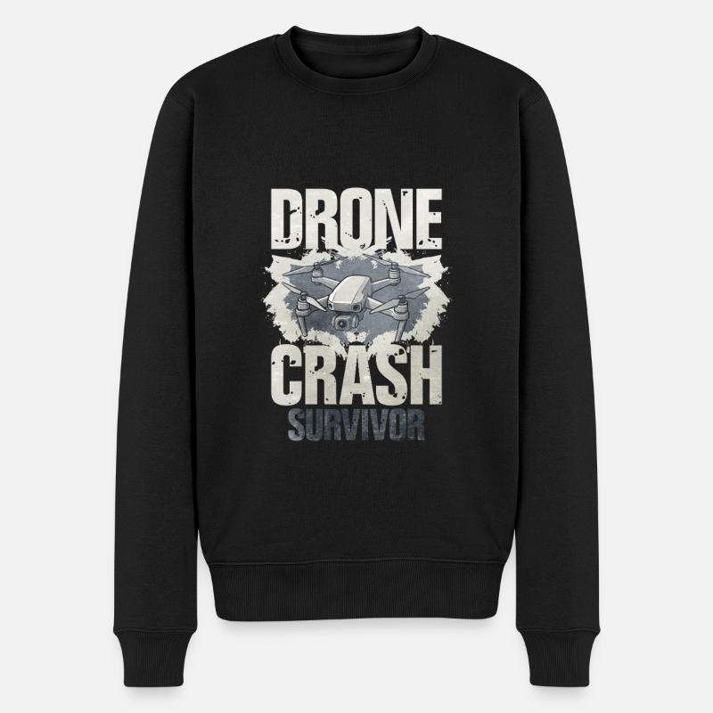 Drone - Pull Premium bio Homme - noir