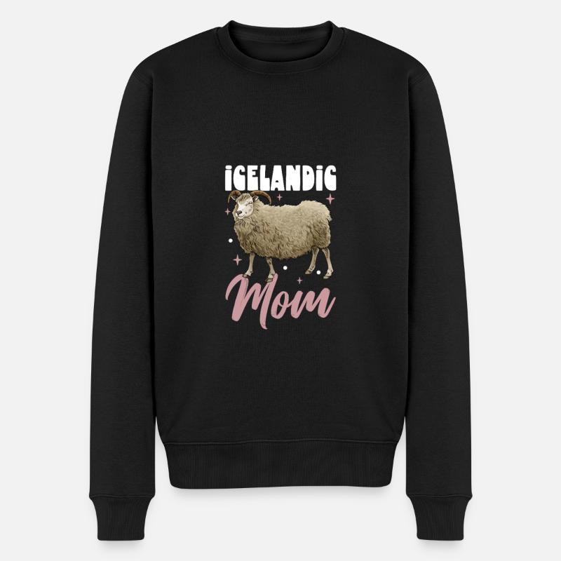 Maman mouton islandaise - Pull Premium bio Homme - noir