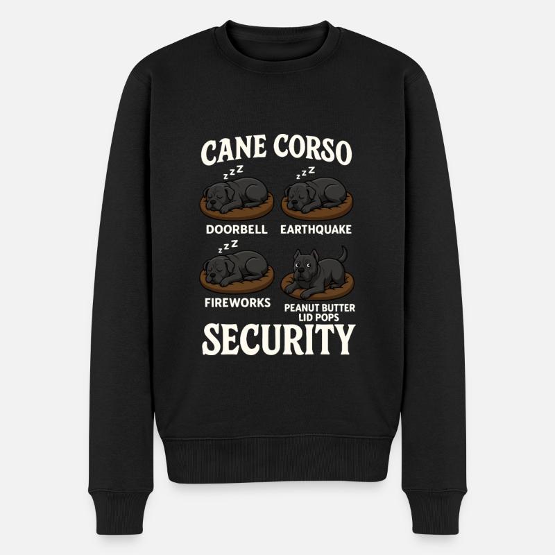 Cane corso - Pull Premium bio Homme - noir