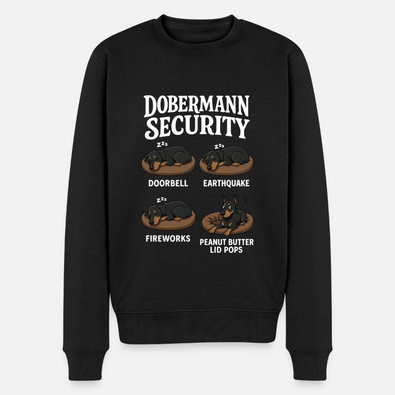 Doberman - Pull Premium bio Homme - noir