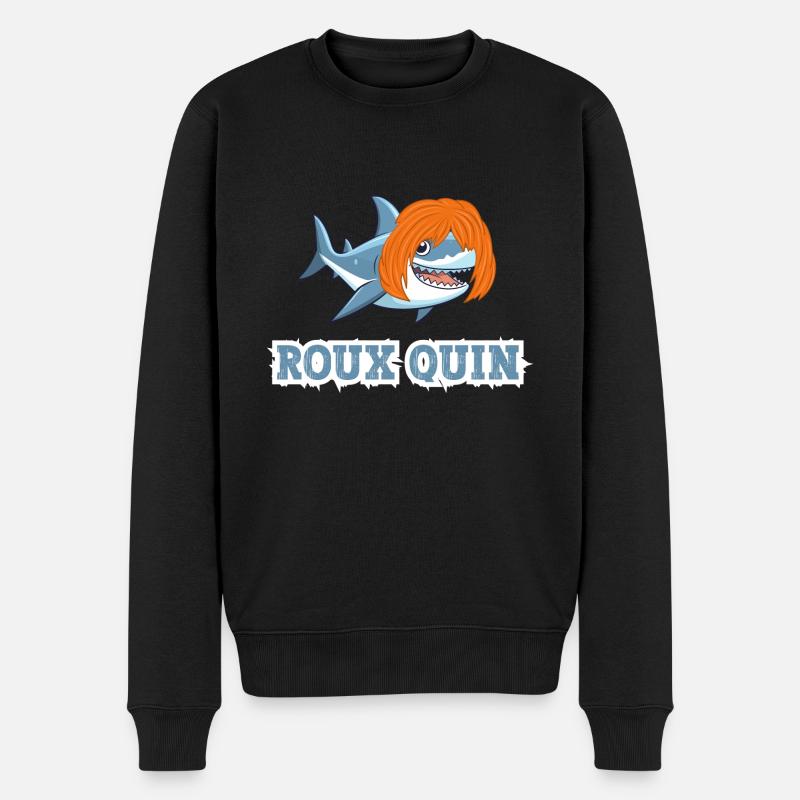 roux quin - Pull Premium bio Homme - noir