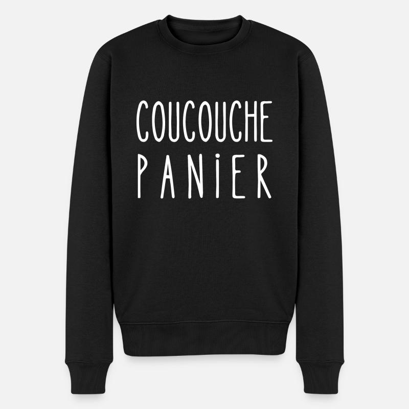 coucouche panier - Pull Premium bio Homme - noir