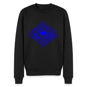 Anatomische CPU & Platine - Coole Informatiker - Männer Premium Bio Pullover - Schwarz - Vorne - Nico (187cm)