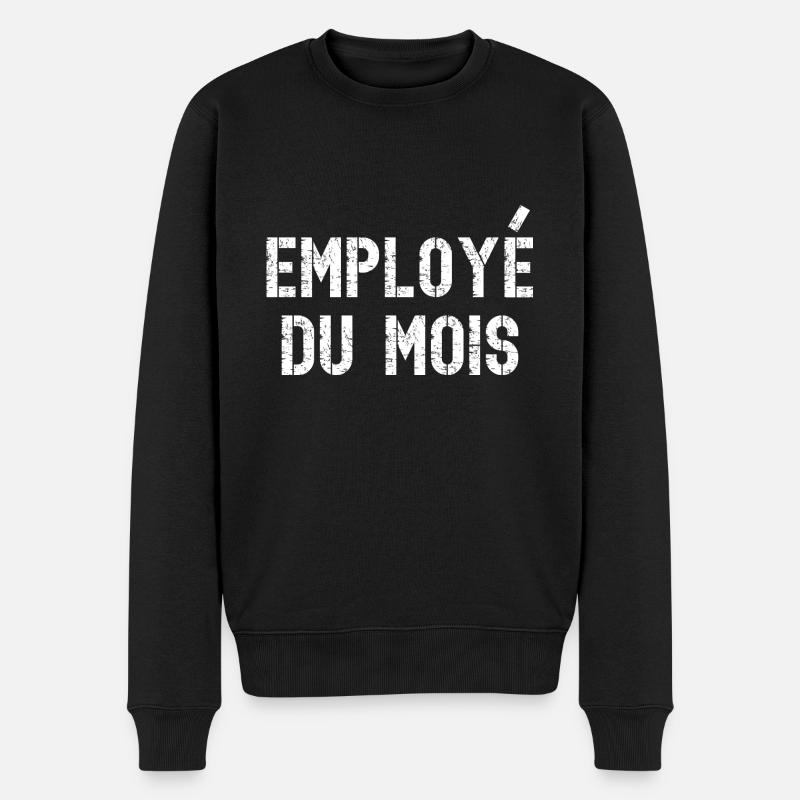 employé du mois - Pull Premium bio Homme - noir