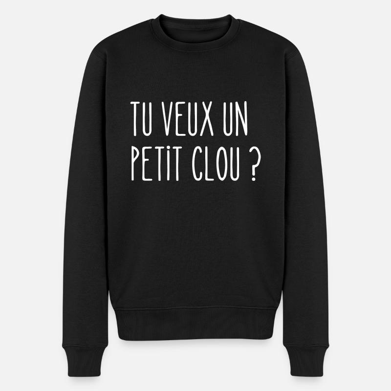 tu veux un petit clou - Pull Premium bio Homme - noir