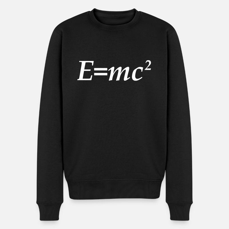 E = mc2 - Pull Premium bio Homme - noir