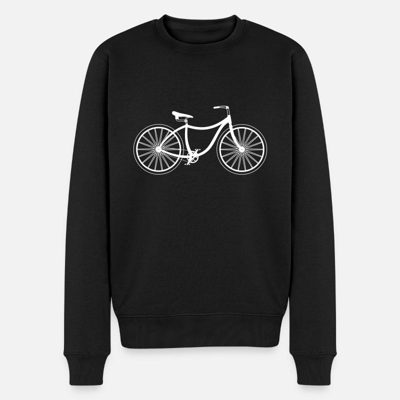 Bike Fahrrad - Männer Premium Bio Pullover - Schwarz