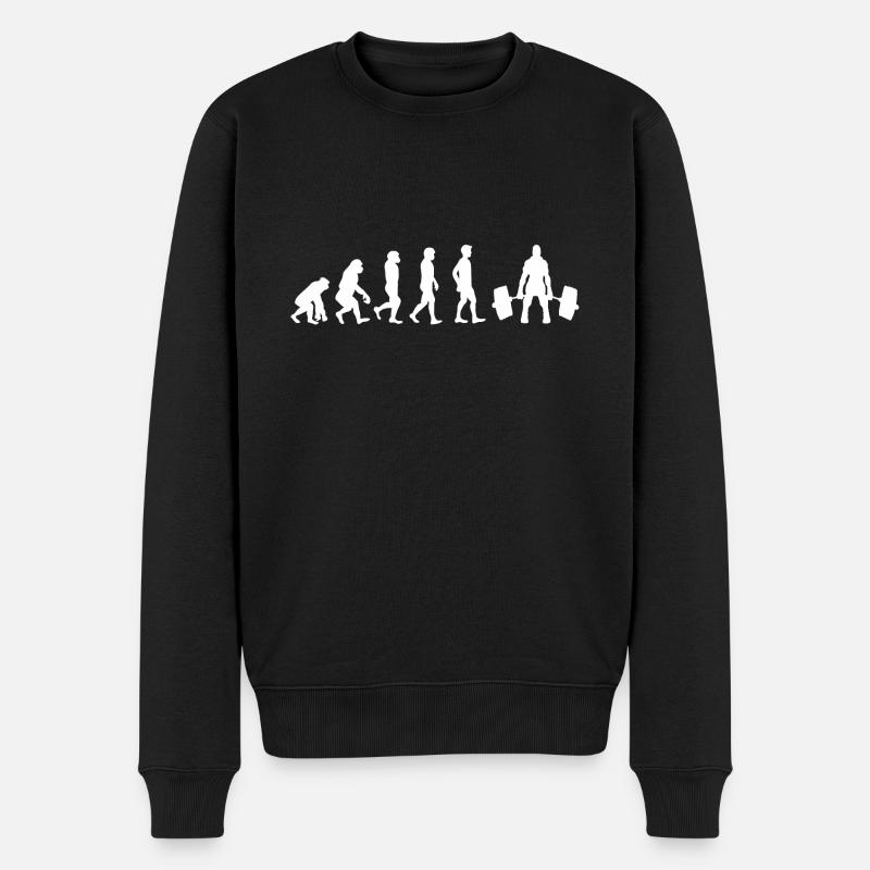 Evolution Weight Lifting - Pull Premium bio Homme - noir