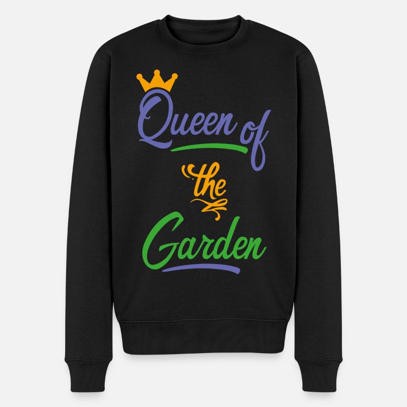 Garten - Männer Premium Bio Pullover - Schwarz