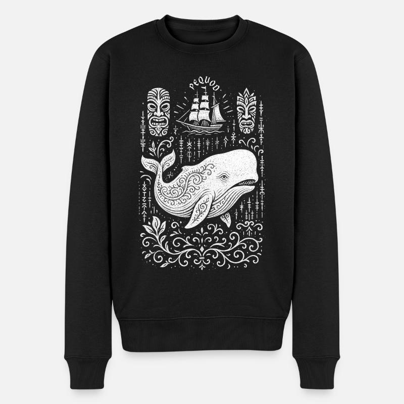 Moby Dick - Pull Premium bio Homme - noir