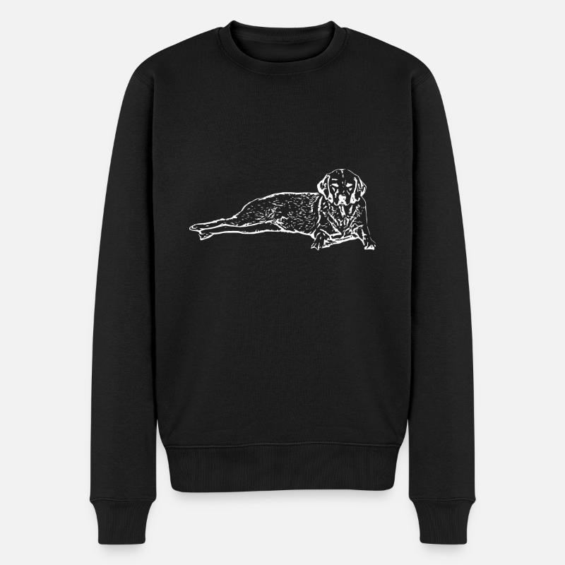 Chien blanc - Pull Premium bio Homme - noir