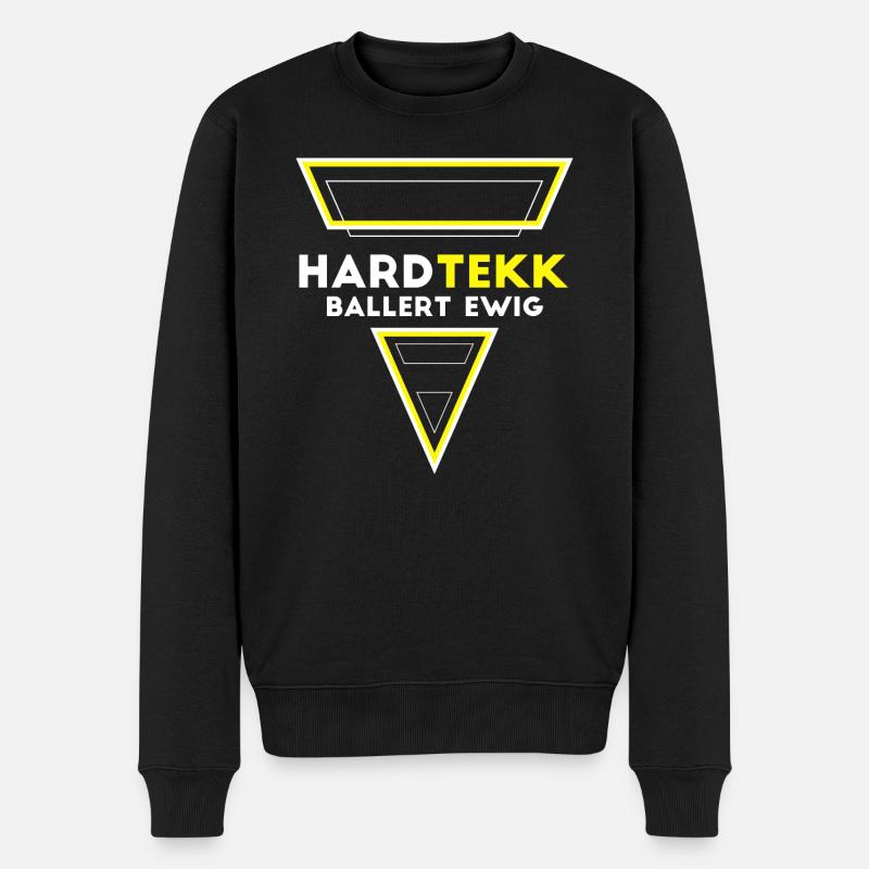 Hardtekk Ballert Ewig - Männer Premium Bio Pullover - Schwarz