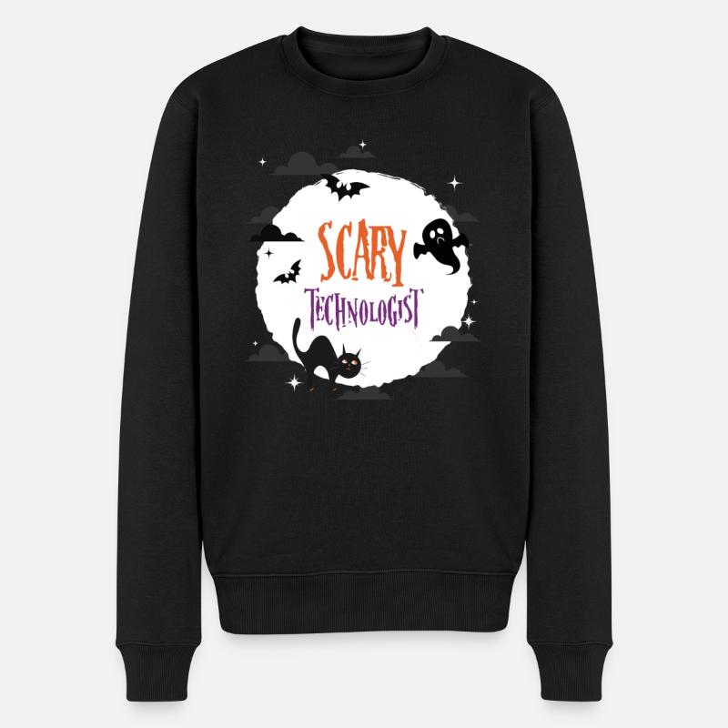 Technologue effrayant - Pull Premium bio Homme - noir