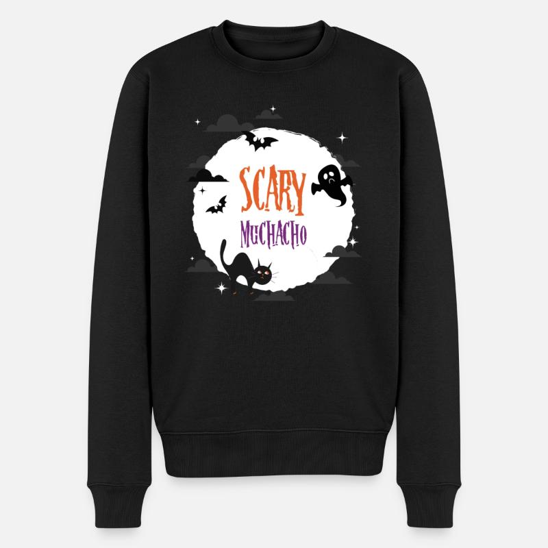 Muchacho effrayant - Pull Premium bio Homme - noir