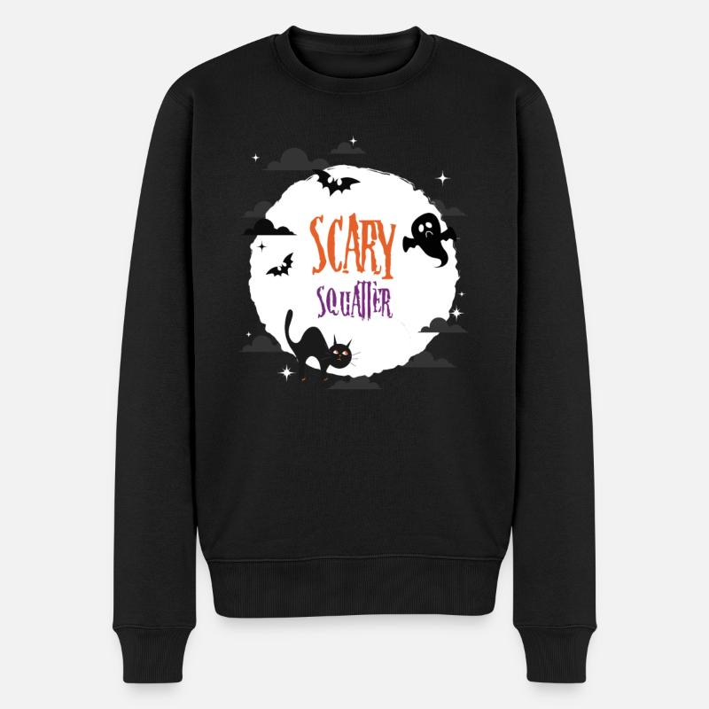 Squatter effrayant - Pull Premium bio Homme - noir