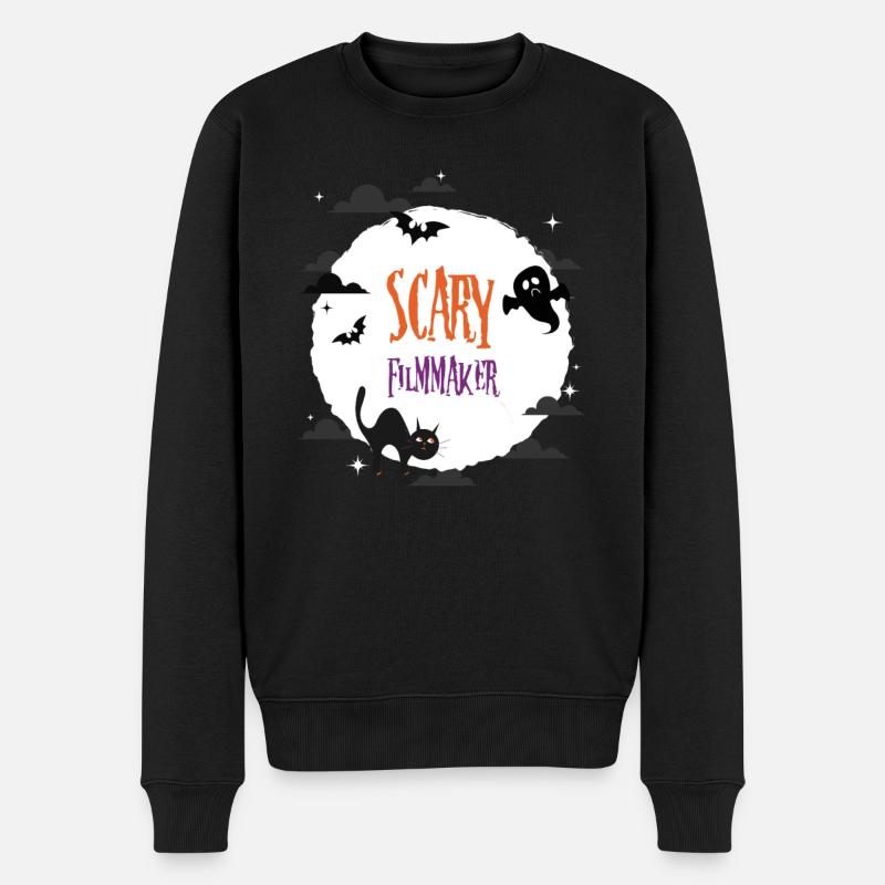 Cinéaste effrayant - Pull Premium bio Homme - noir