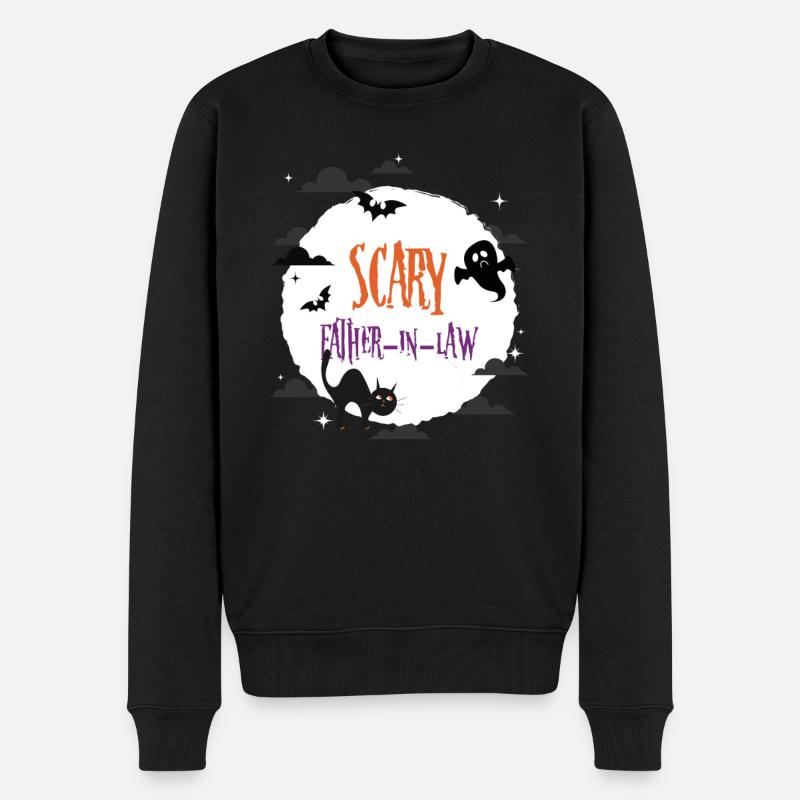 Beau-père effrayant - Pull Premium bio Homme - noir