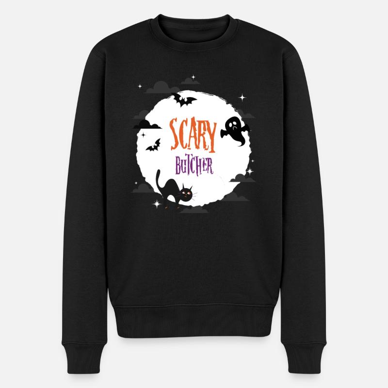 Boucher effrayant - Pull Premium bio Homme - noir