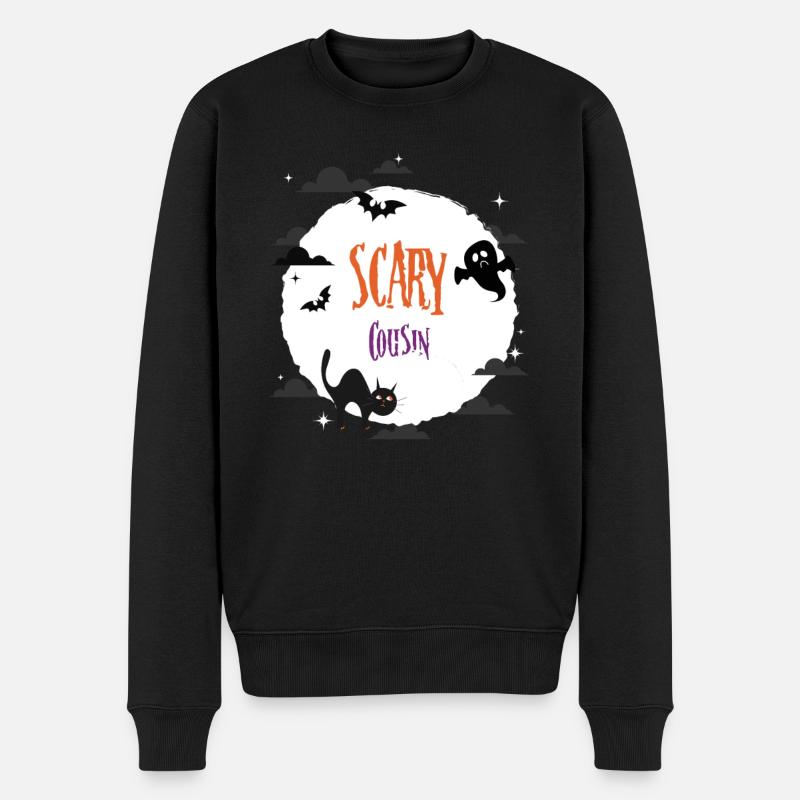 Cousin effrayant - Pull Premium bio Homme - noir