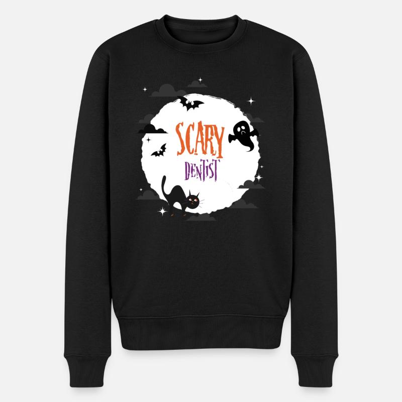 Dentiste effrayant - Pull Premium bio Homme - noir