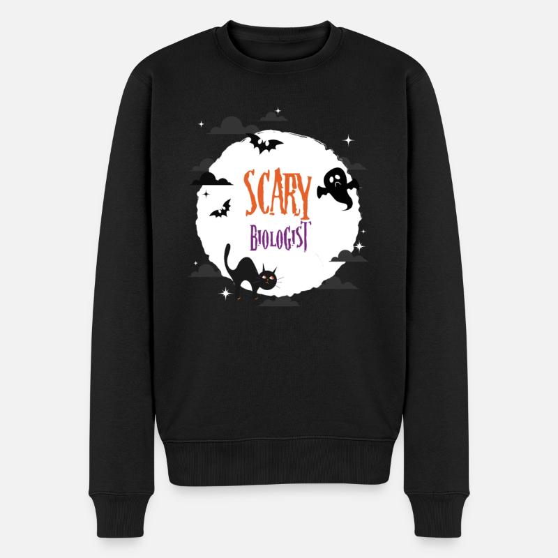 Biologiste effrayant - Pull Premium bio Homme - noir