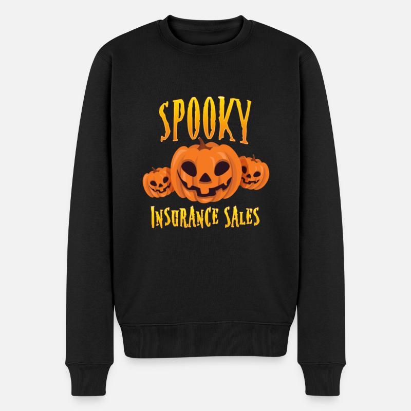 Ventes d’assurance effrayantes - Pull Premium bio Homme - noir