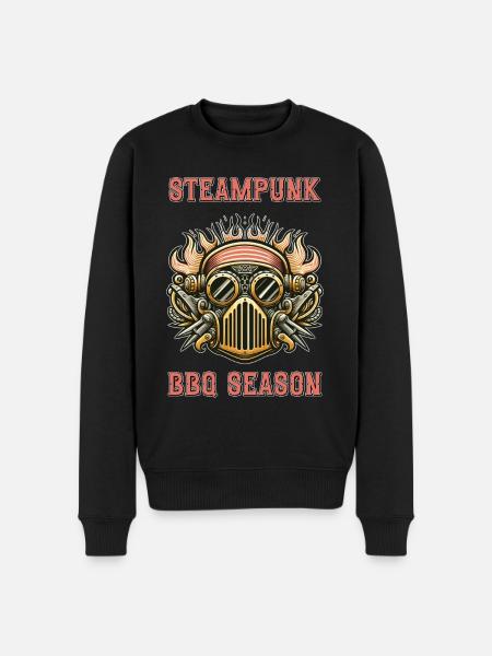 Steampunk BBQ Saison 2 - Pull Premium bio Homme - noir