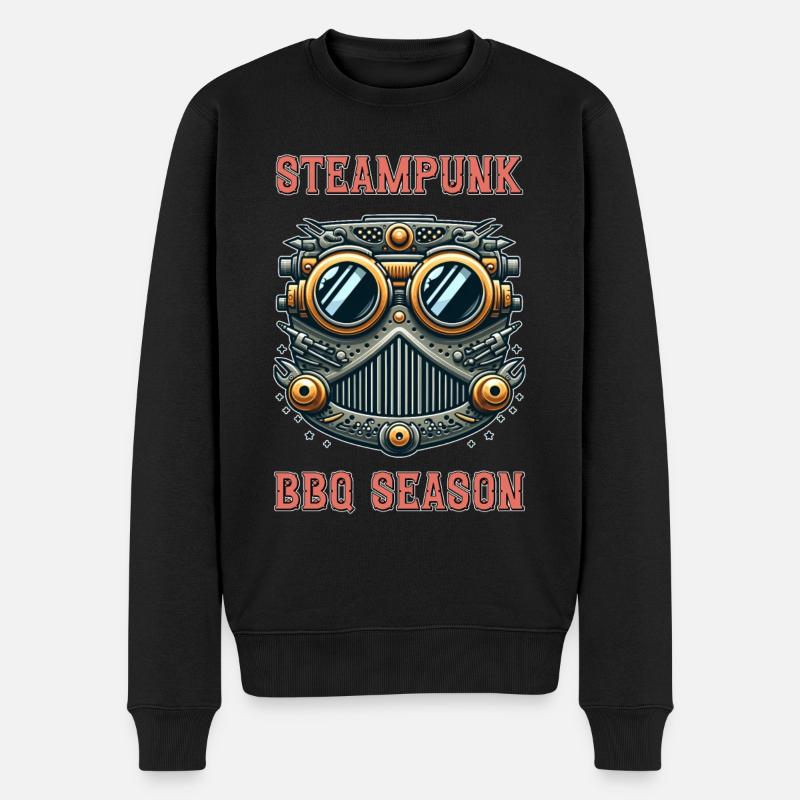 Steampunk BBQ Saison 4 - Pull Premium bio Homme - noir