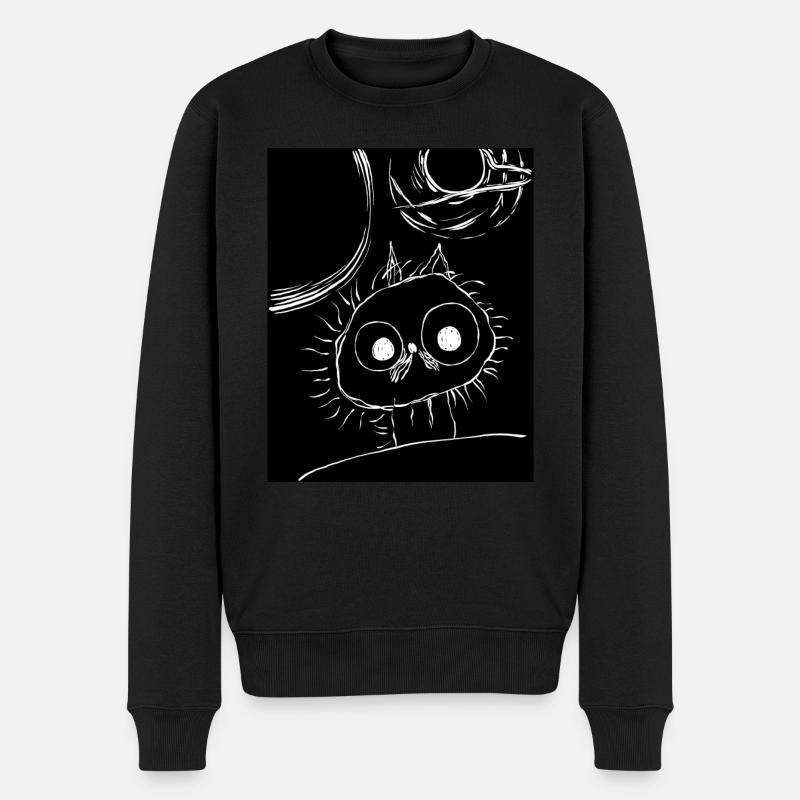 Chat dans l’espace - Pull Premium bio Homme - noir